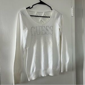 Guess Ivory Knit Top